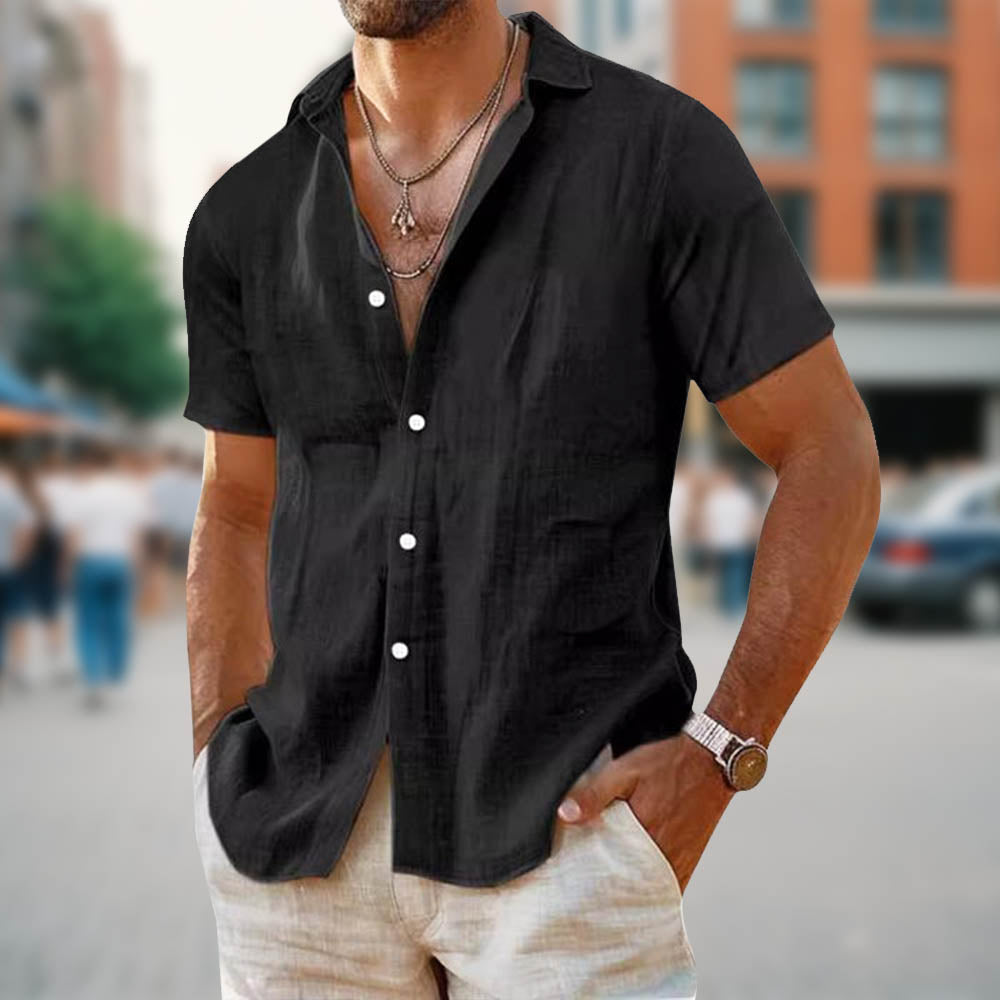 Casual Men's Linen Shirt for Everyday Style