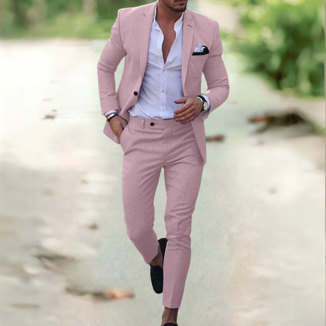 Men's Fashion Suit Set (Jacket + Trousers)