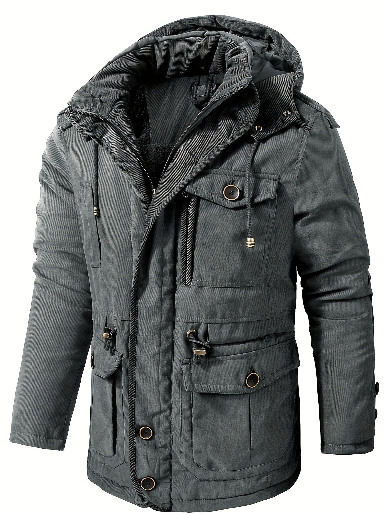 Tristan | Men's Thick Hooded Winter Jacket