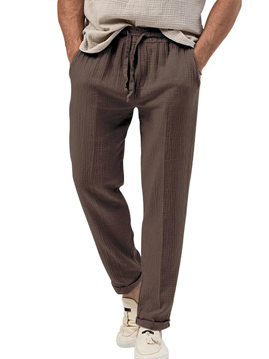 Giorgio | Men's Summer Linen Trousers