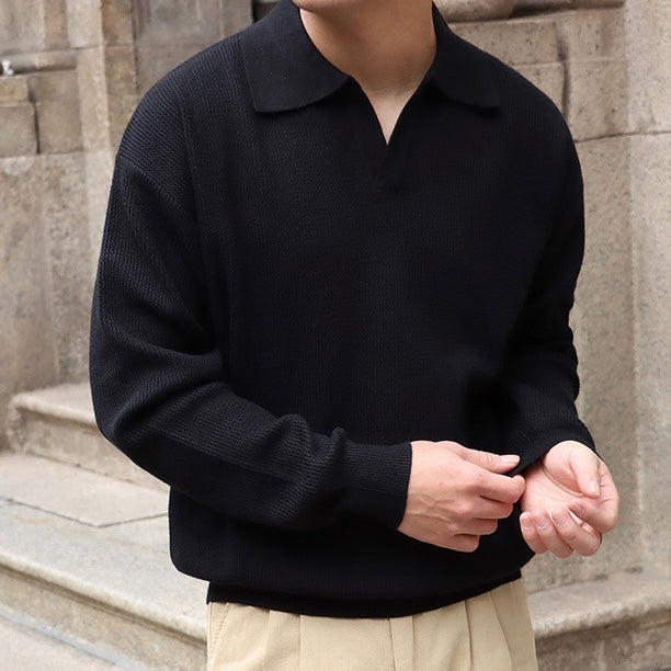 Button-Free Classic Polo Shirt