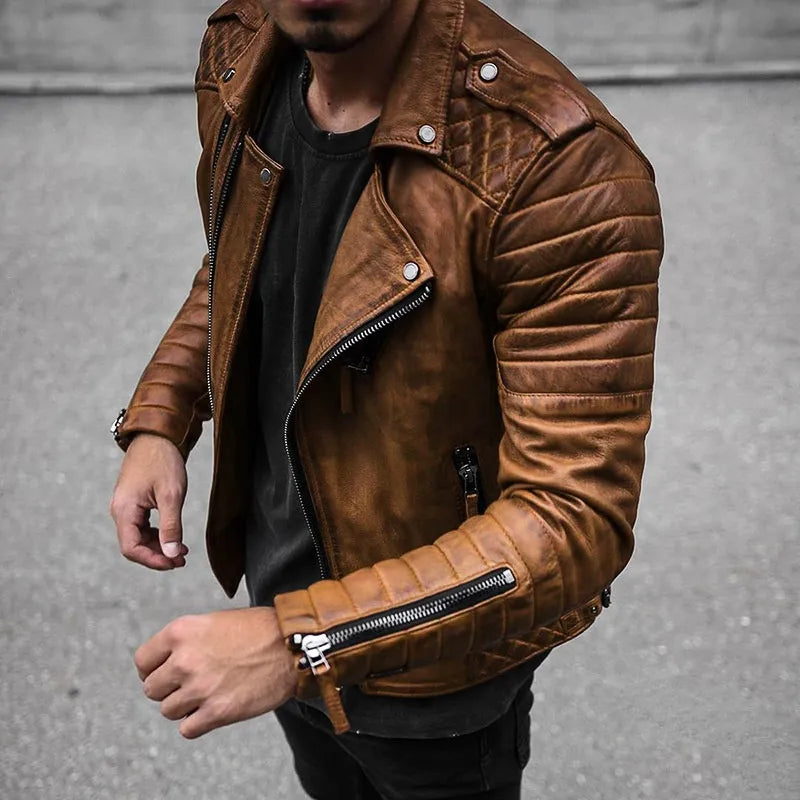 Men's Leather Jacket | Stylish Design