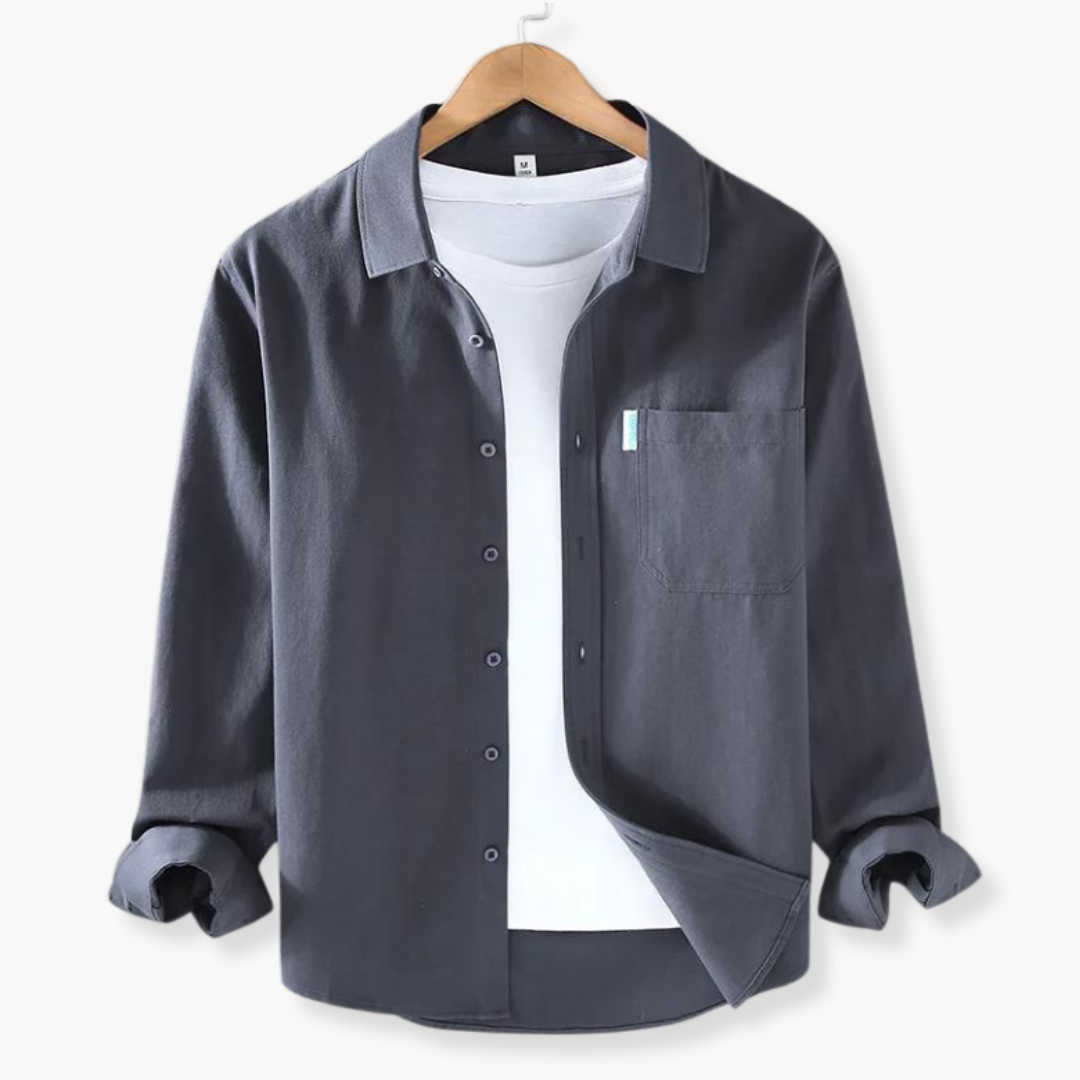 Soft Cotton Shirt with Classic Design