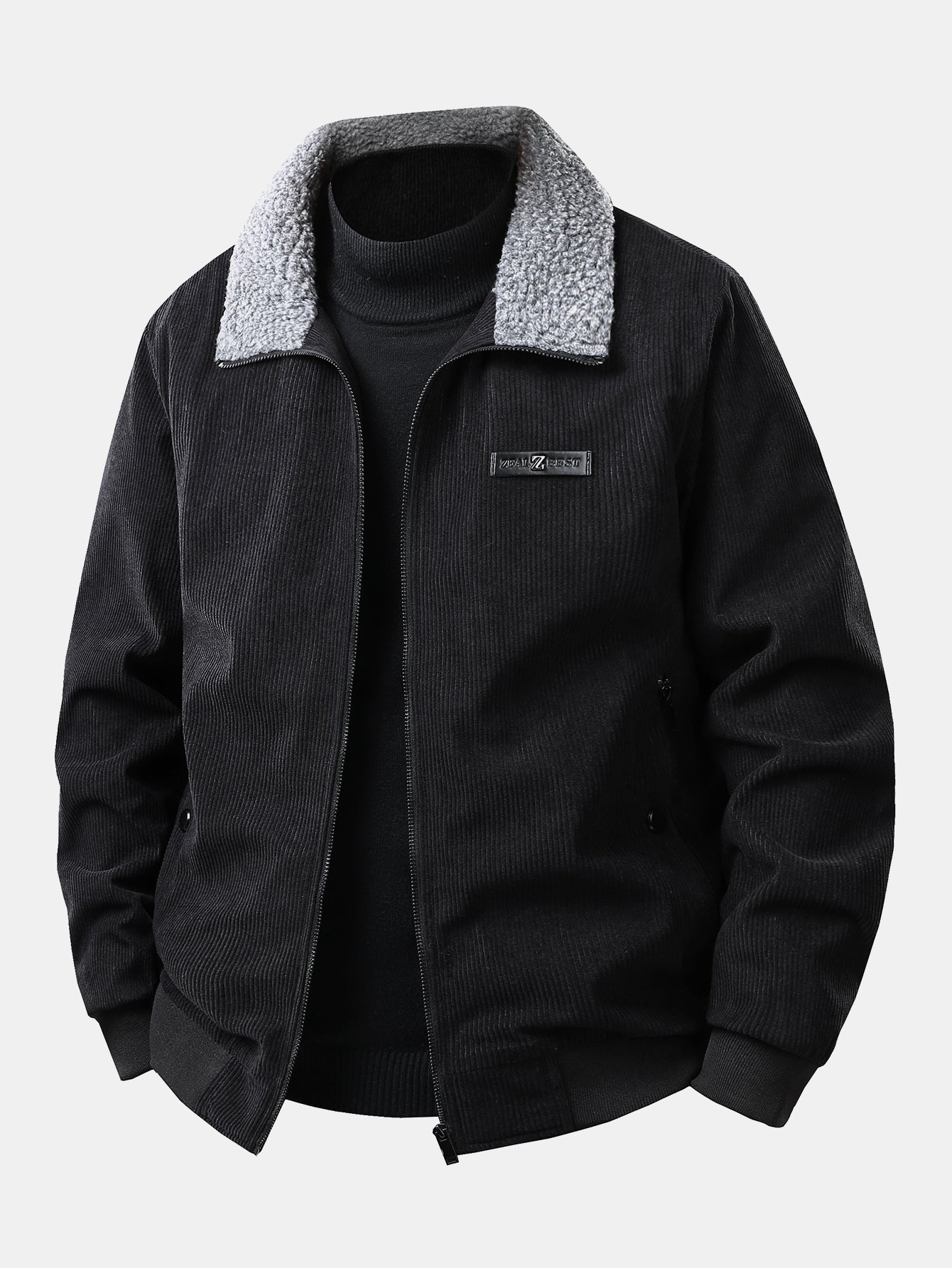 Frederick | teddy lined zip up corduroy jacket