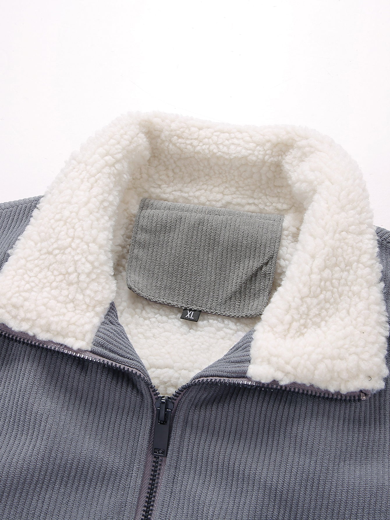 Frederick | teddy lined zip up corduroy jacket