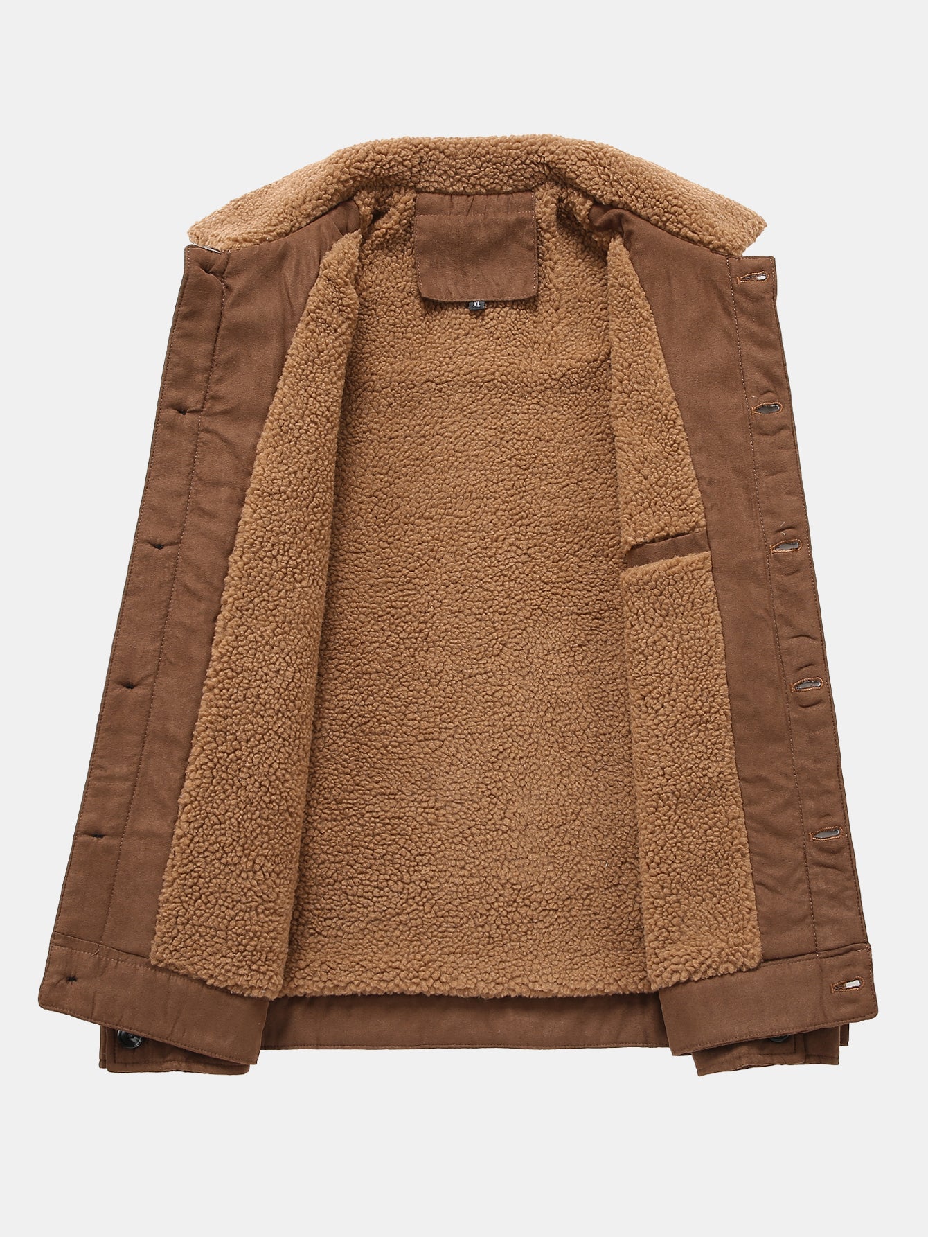 Alfred | teddy lined suede jacket with pockets