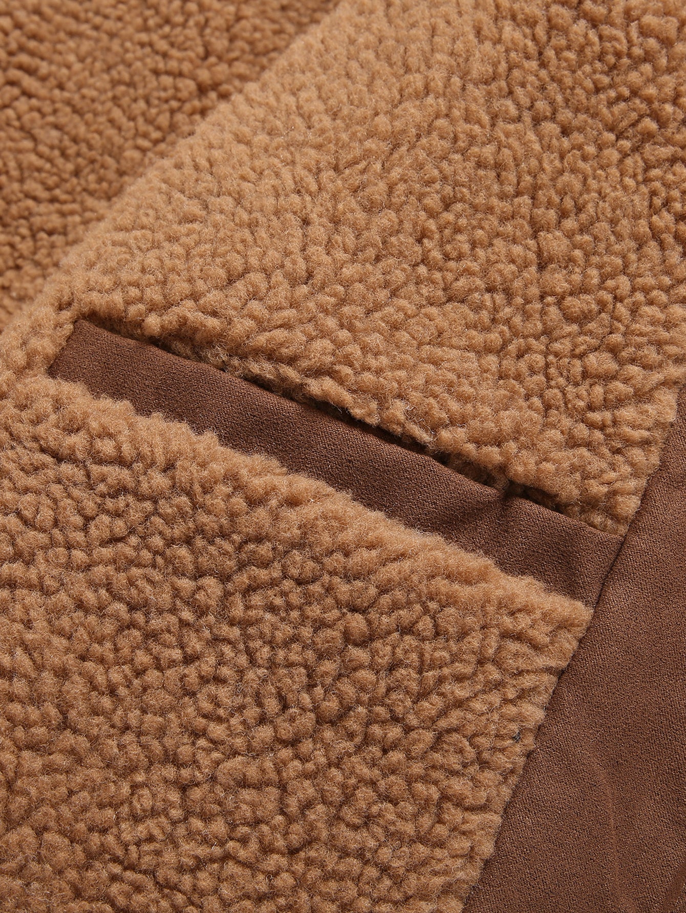 Alfred | teddy lined suede jacket with pockets