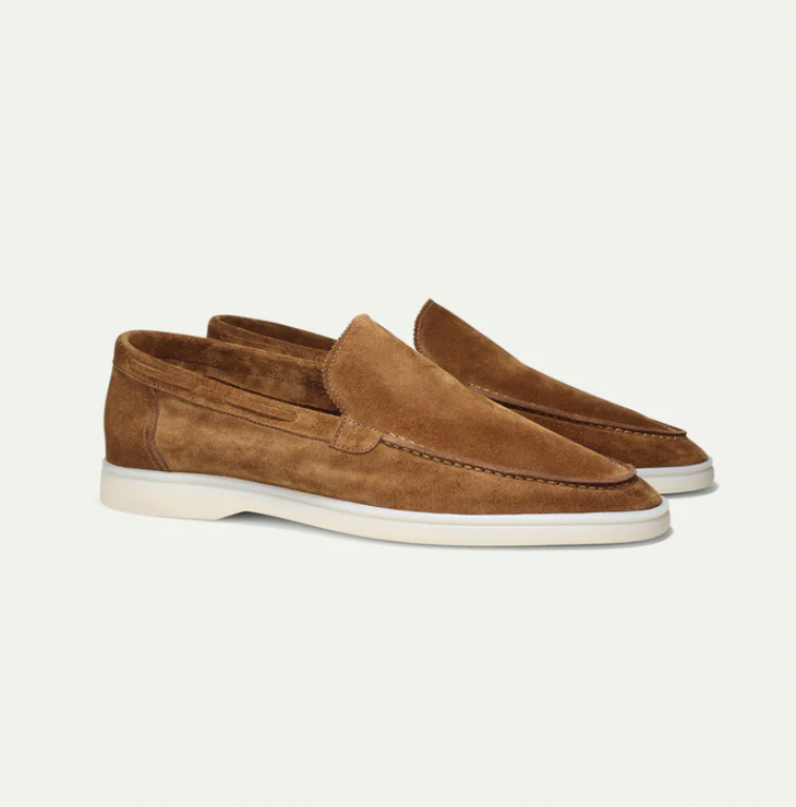 Elegant Suede Slip-On Shoes