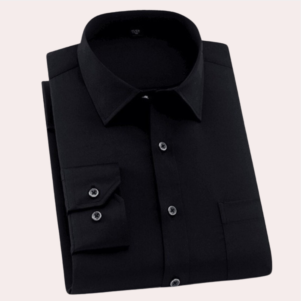 Classic Wrinkle-Free Men's Summer Shirt