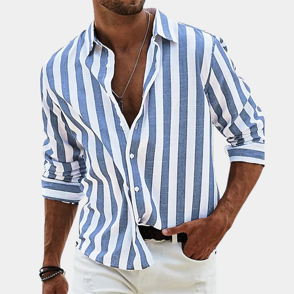 Striped Men's Summer Shirt