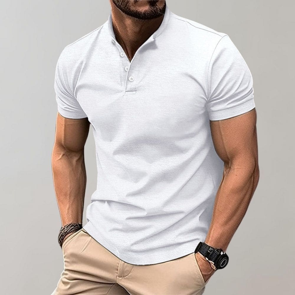 Tailored Cotton Polo Shirt for Men