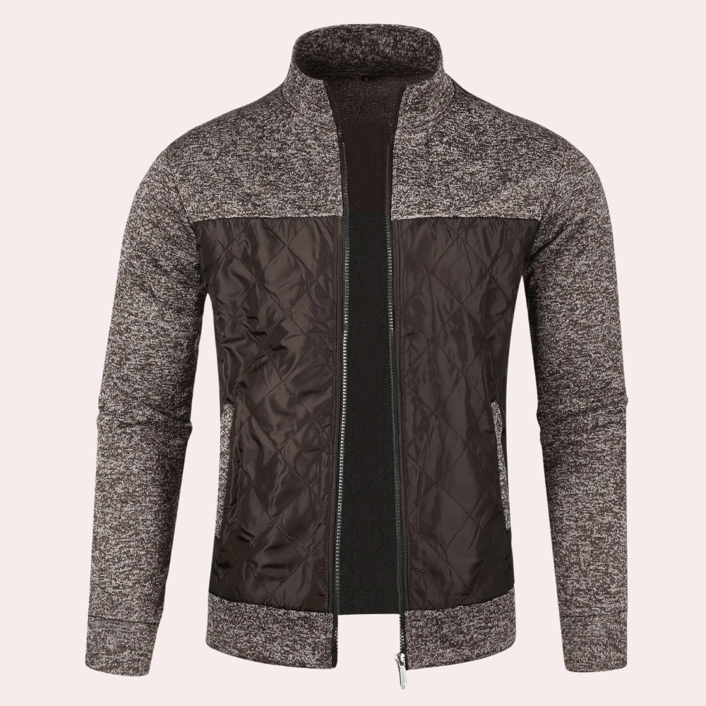 Modern Zipper Cardigan for Men