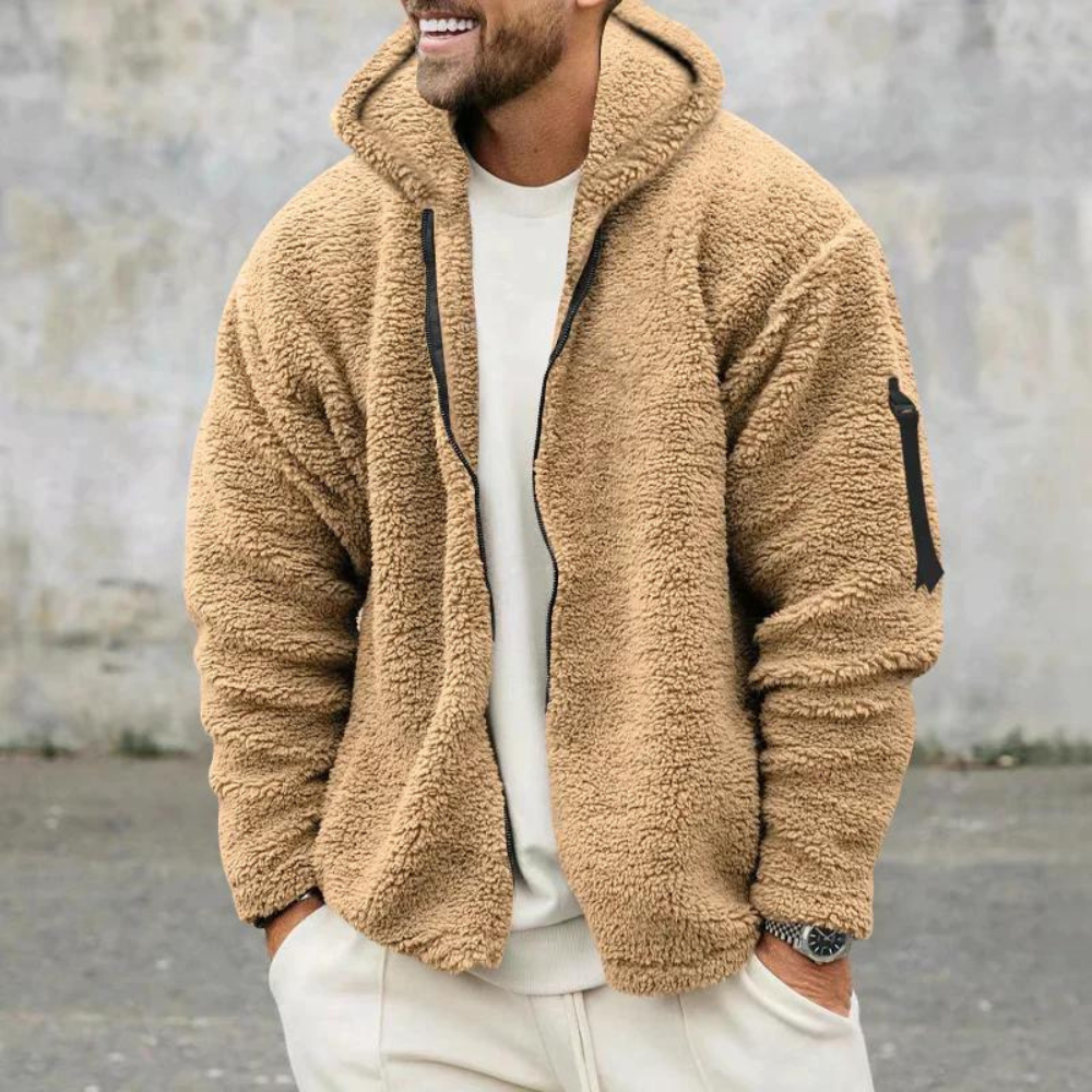 Men's Lightweight Hooded Cardigan