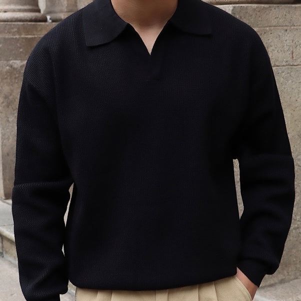 Button-Free Classic Polo Shirt