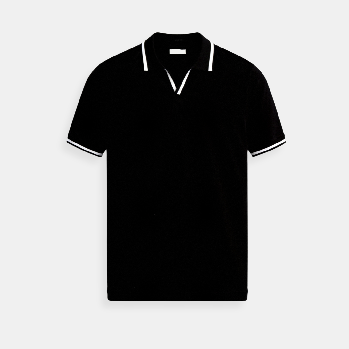 Tailored Cotton Polo with Sleek Fit