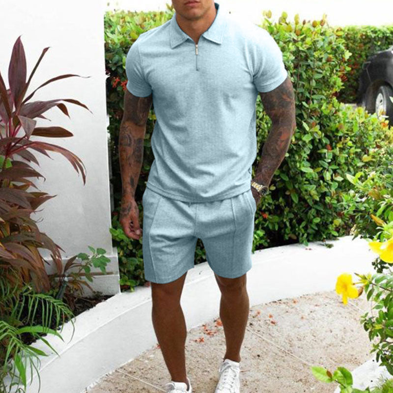 Trendy and Relaxed Men's Clothing Ensemble
