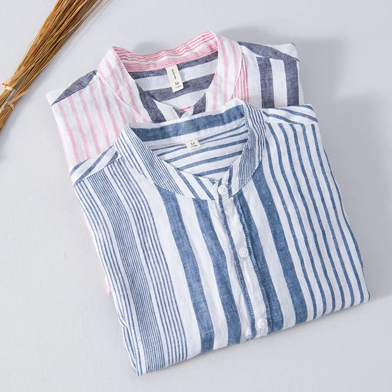 Stylish Striped Shirt with Breathable Fabric