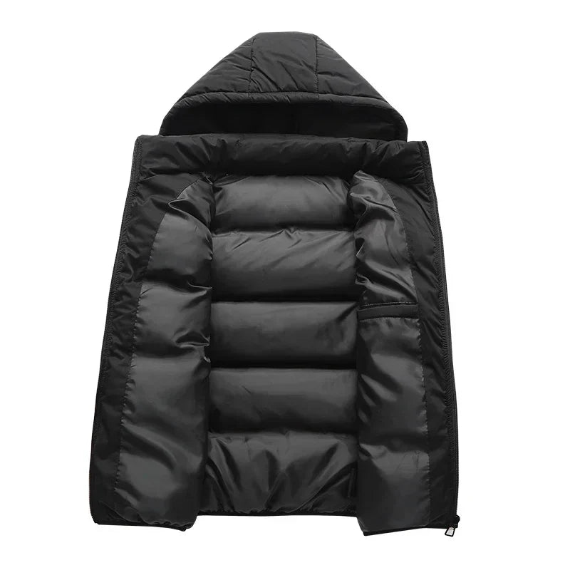 Men's Gilet with Detachable Hood