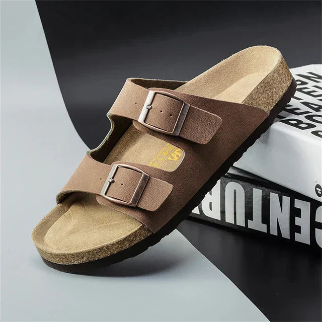 Men's Leather Sandals for Summer Comfort and Style
