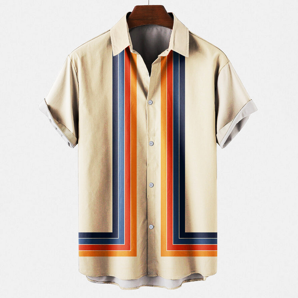 Vintage Loose Fit Retro Shirt