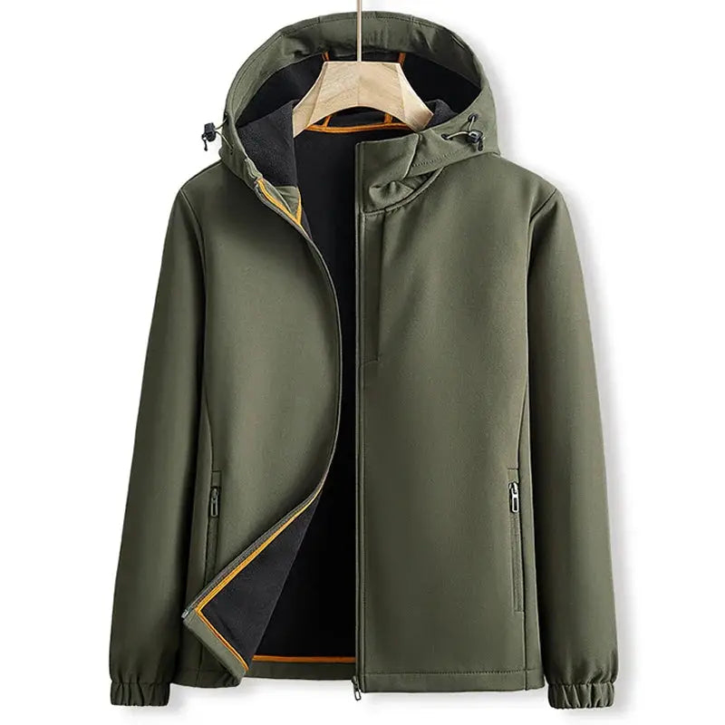 Men's Waterproof Rain Jacket | Stylish Hooded Outerwear