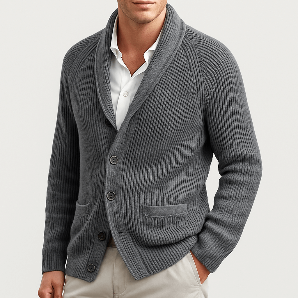 Spencer | Men's Deluxe Knit Cardigan