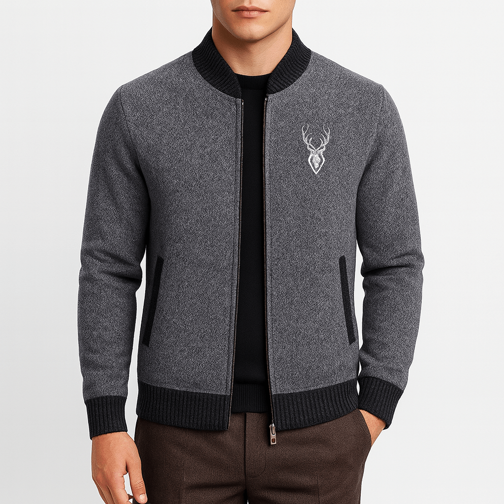 Archie | Men's Knit Zip Cardigan Sweater