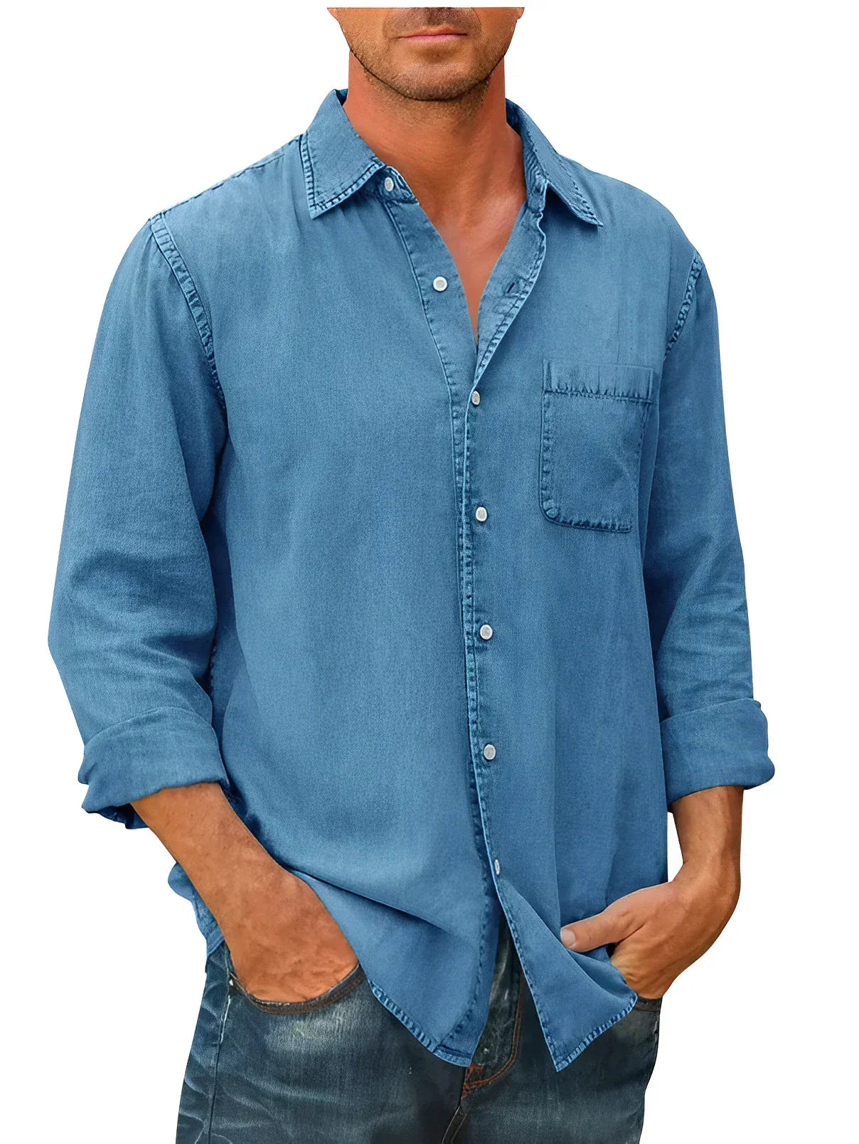 Relaxed Fit Button-Down for Everyday Wear