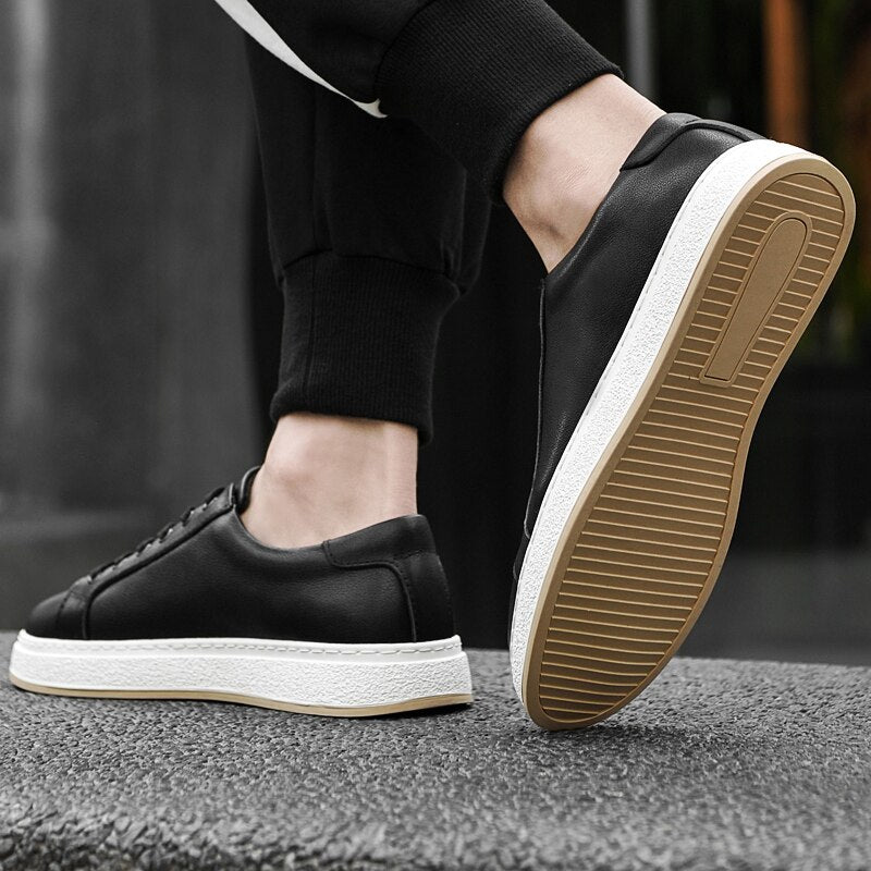 George | Men's Everyday Leather Casual Sneakers