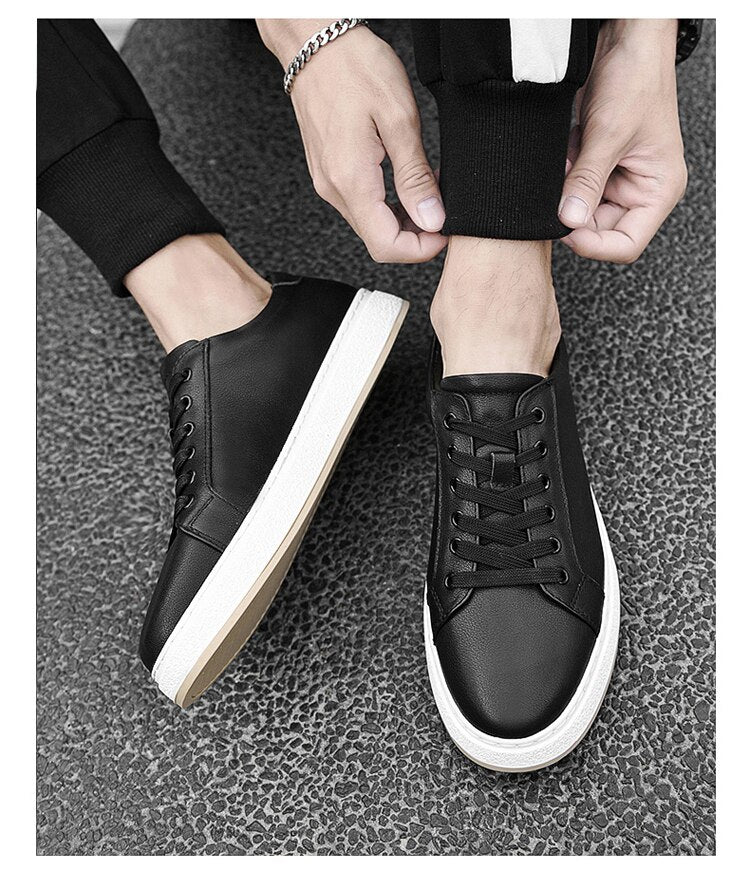 George | Men's Everyday Leather Casual Sneakers