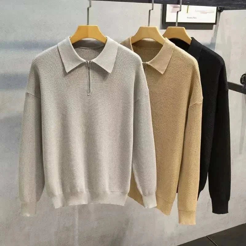 Victor | Men's Half-Zip Knitted Sweater