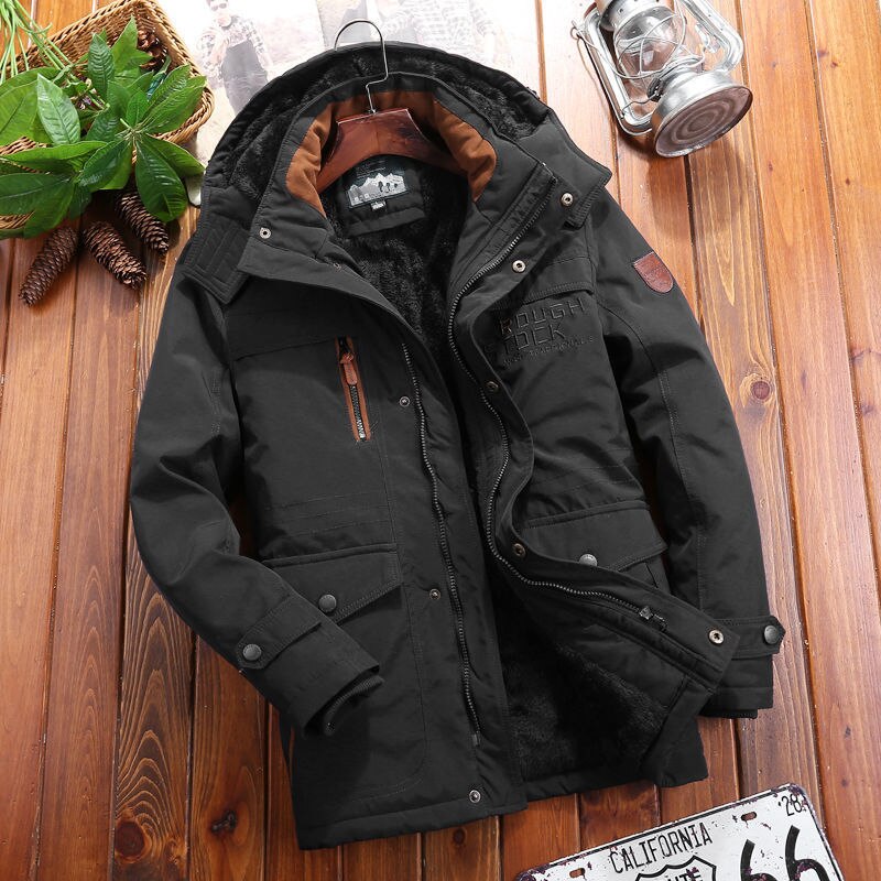Xander | Men's Hooded Winter Jacket for Cold Weather