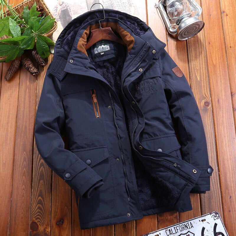 Xander | Men's Hooded Winter Jacket for Cold Weather