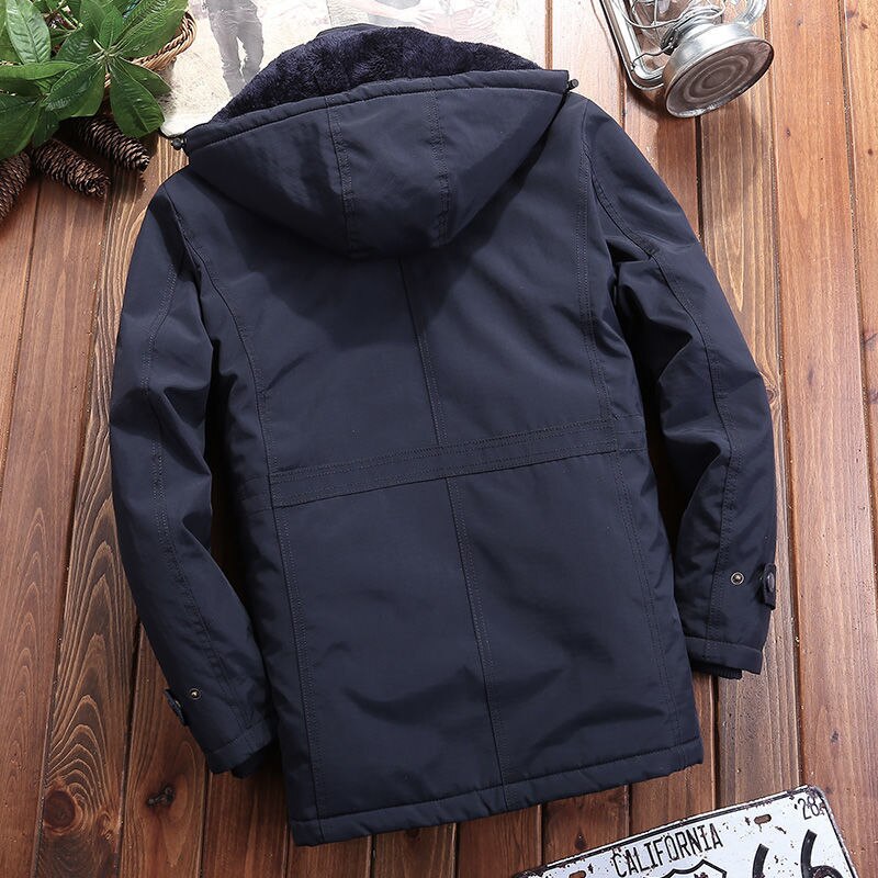 Xander | Men's Hooded Winter Jacket for Cold Weather