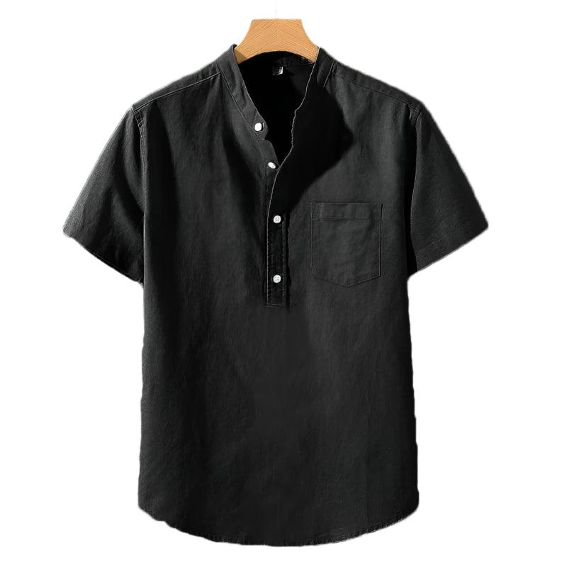 Stand Collar Shirt for Men