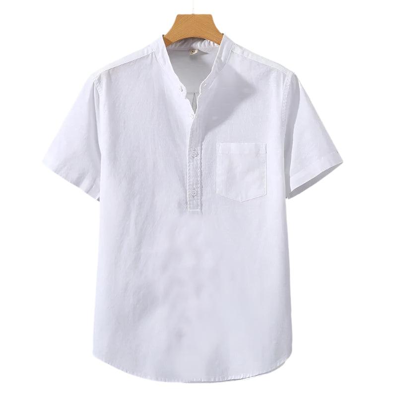 Stand Collar Shirt for Men
