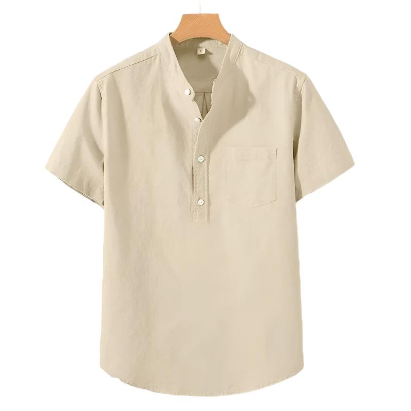 Stand Collar Shirt for Men