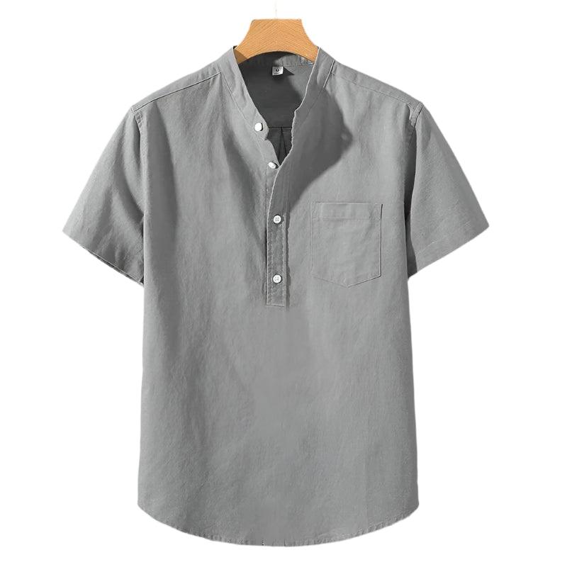 Stand Collar Shirt for Men