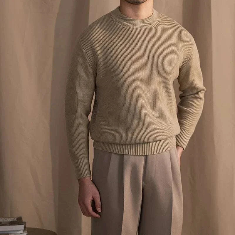 Joshua | Men's Ribbed Wool Sweater