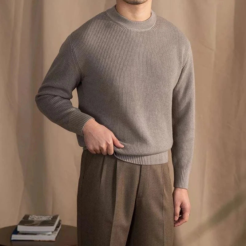 Joshua | Men's Ribbed Wool Sweater