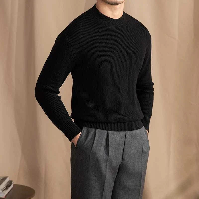 Joshua | Men's Ribbed Wool Sweater