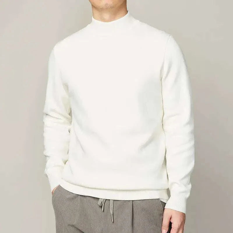 Nathan | Men's Half Turtleneck Knit Sweater