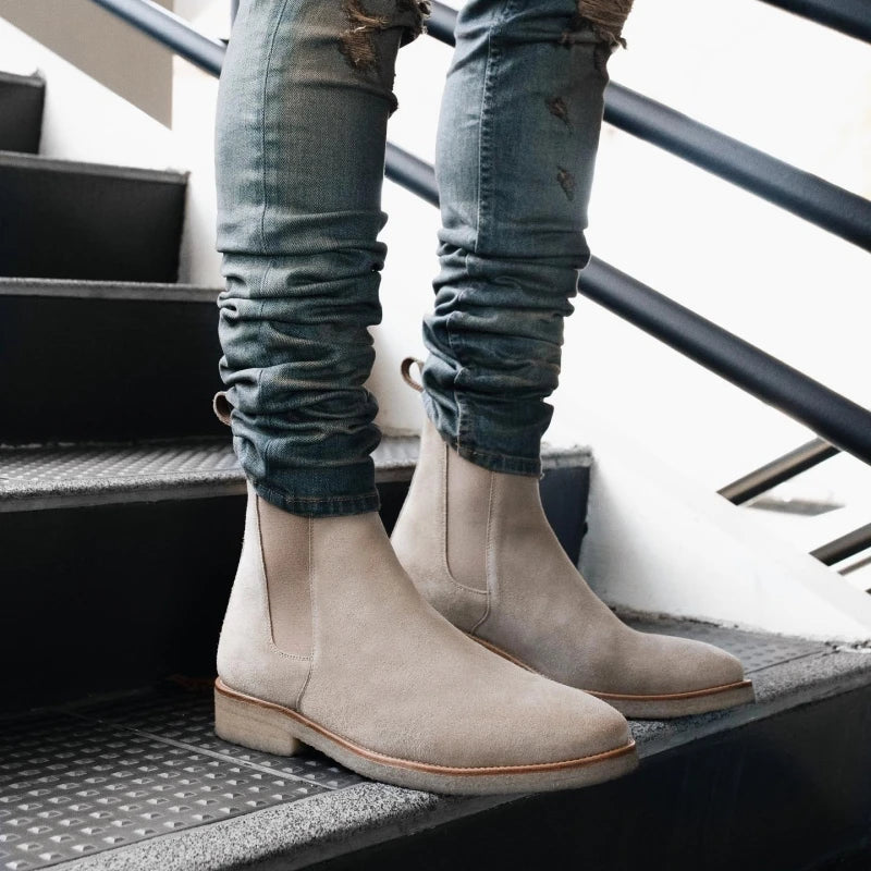 William | Men's Suede Chelsea Boots