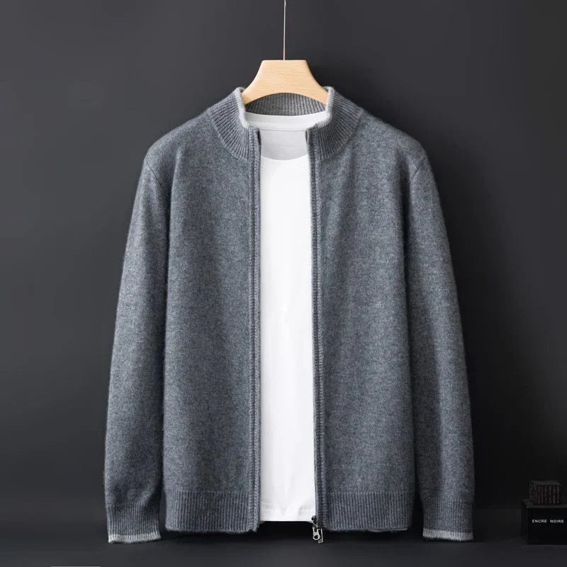 James | cashmere zip cardigan