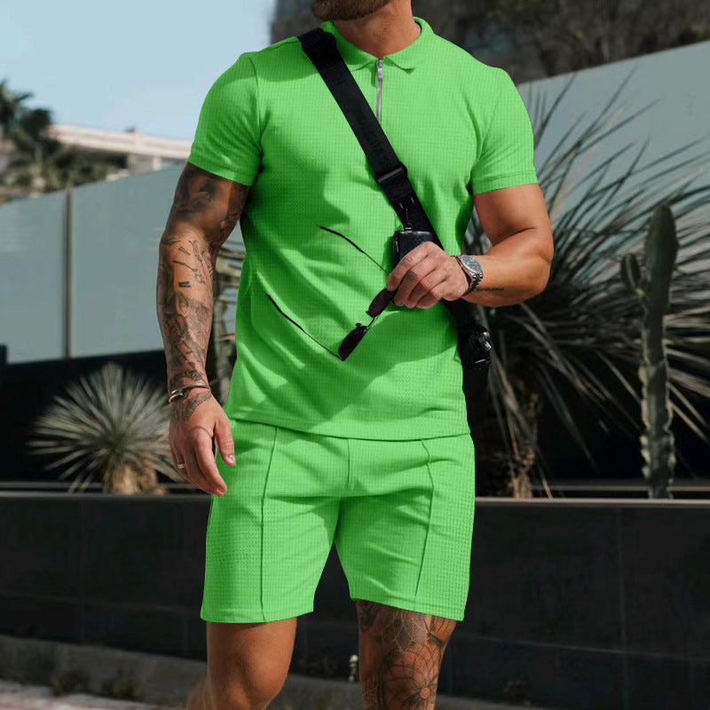 Cotton Polo Shirt and Pants Combo