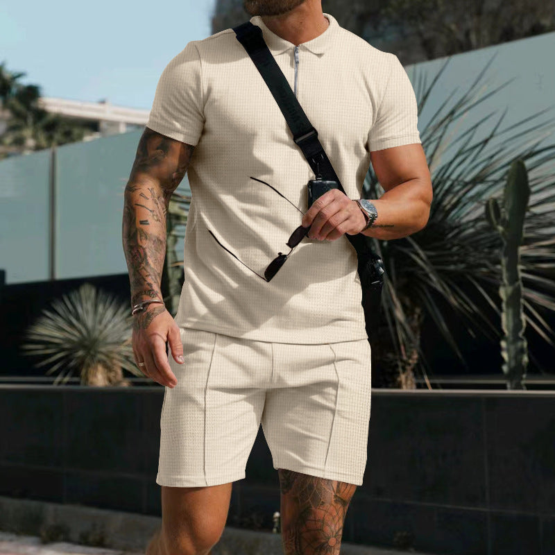 Cotton Polo Shirt and Pants Combo