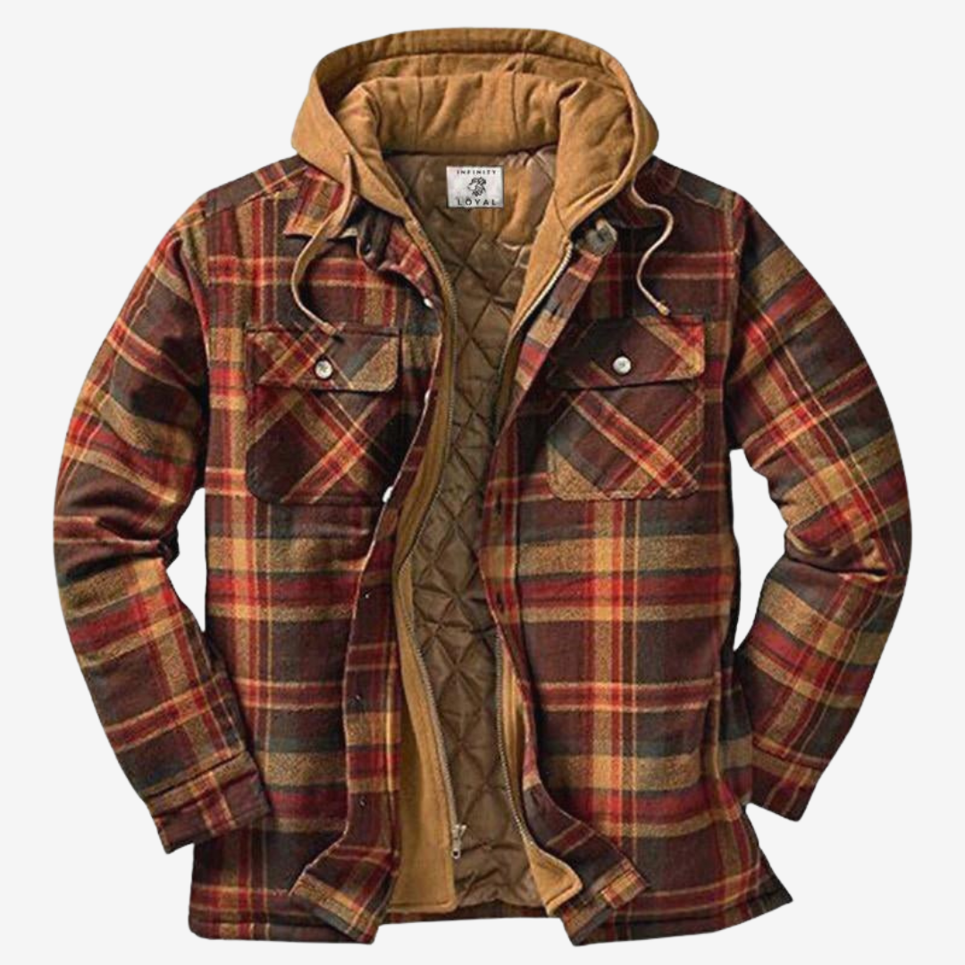 Men's Elegant Plaid Shacket