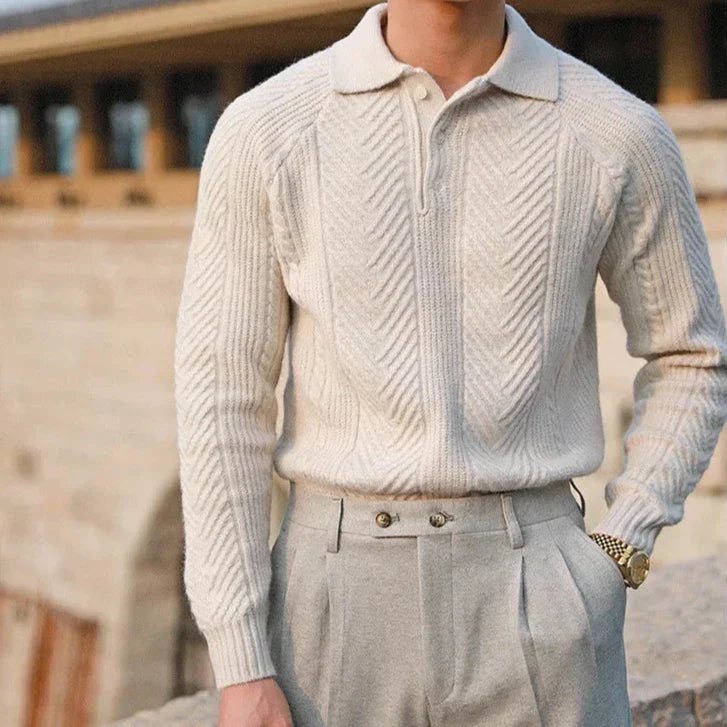 Long Sleeve Knitwear with Elegant Design