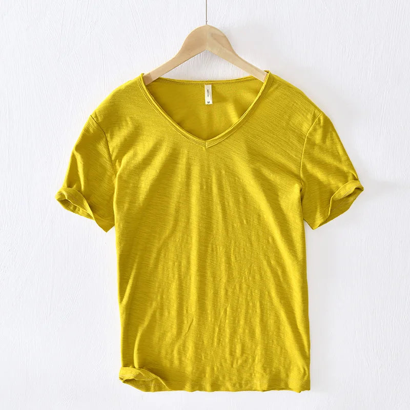 Lightweight V-Neck Tee for Men