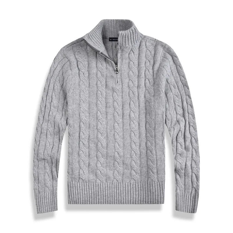 Old Money Half Zip Sweater for Men